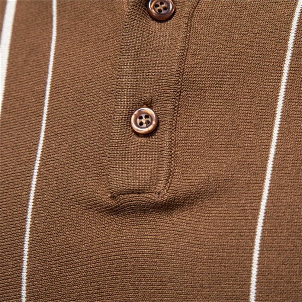 Camisa Polo Masculina Casual Listrada Perast