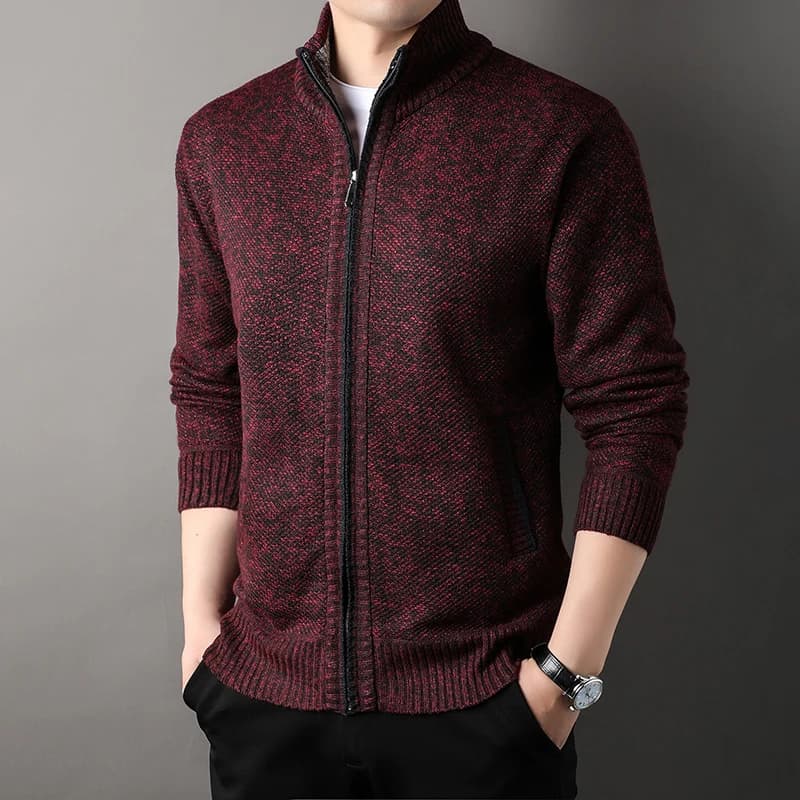 Cardigan Masculino Casual de Malha Estocolmo