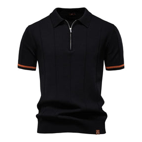 Camisa Polo Masculina Clássica - com Zíper