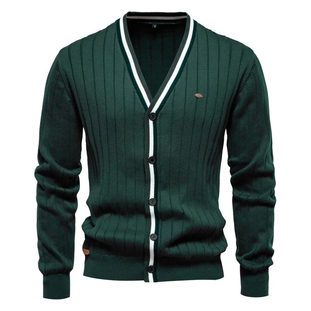 Cardigan Masculino Gola V Seattle