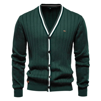 Cardigan Masculino Gola V Seattle