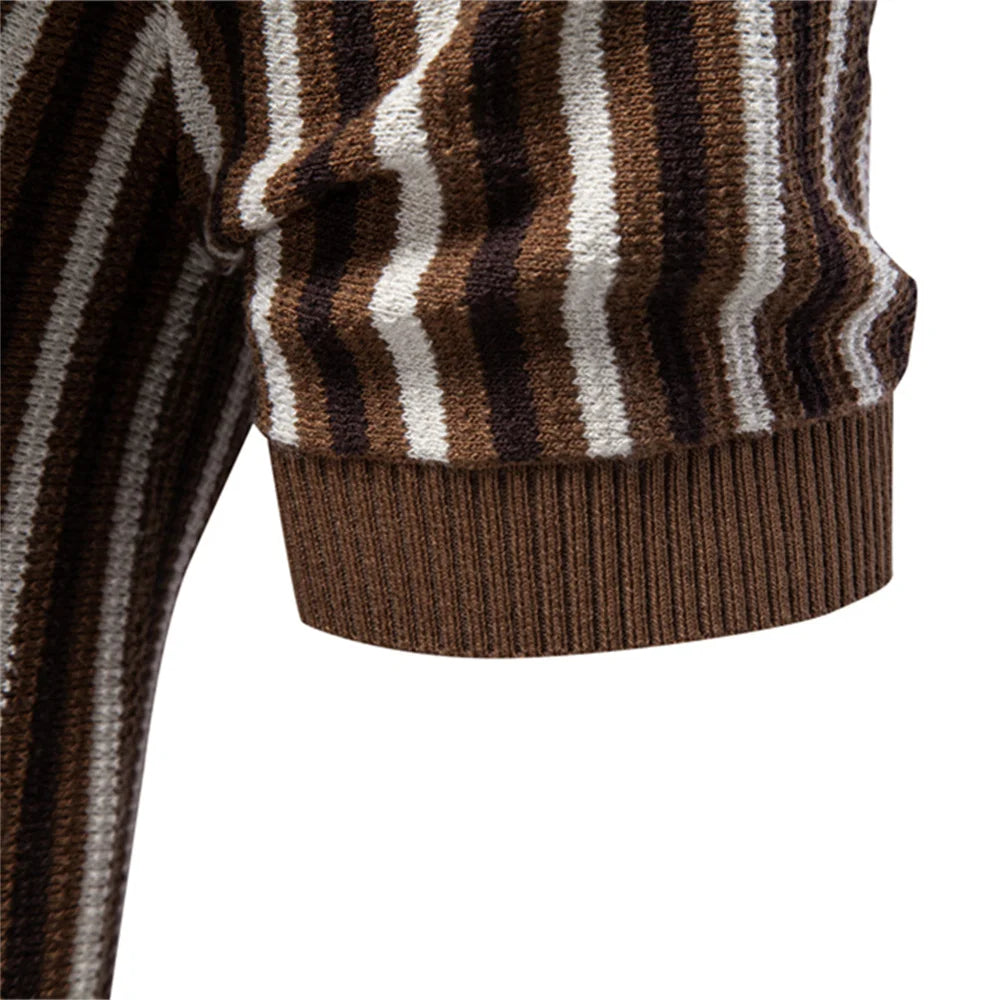 Camisa Polo Masculina Listrada Cortina