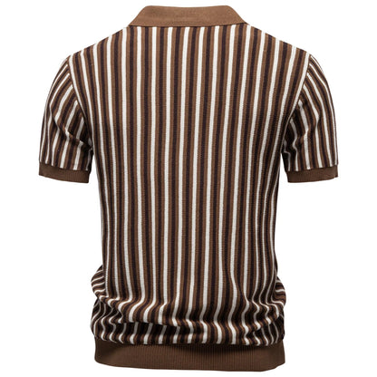 Camisa Polo Masculina Listrada Cortina
