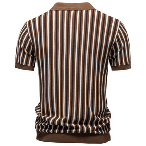 Camisa Polo Masculina Listrada Cortina