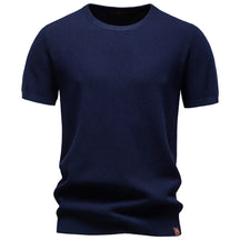 Camiseta Masculina Casual de Seda Nice