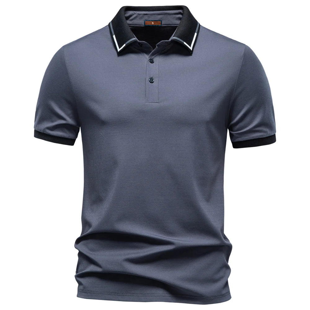 Camisa Polo Masculina Slim Refinada St. Moritz