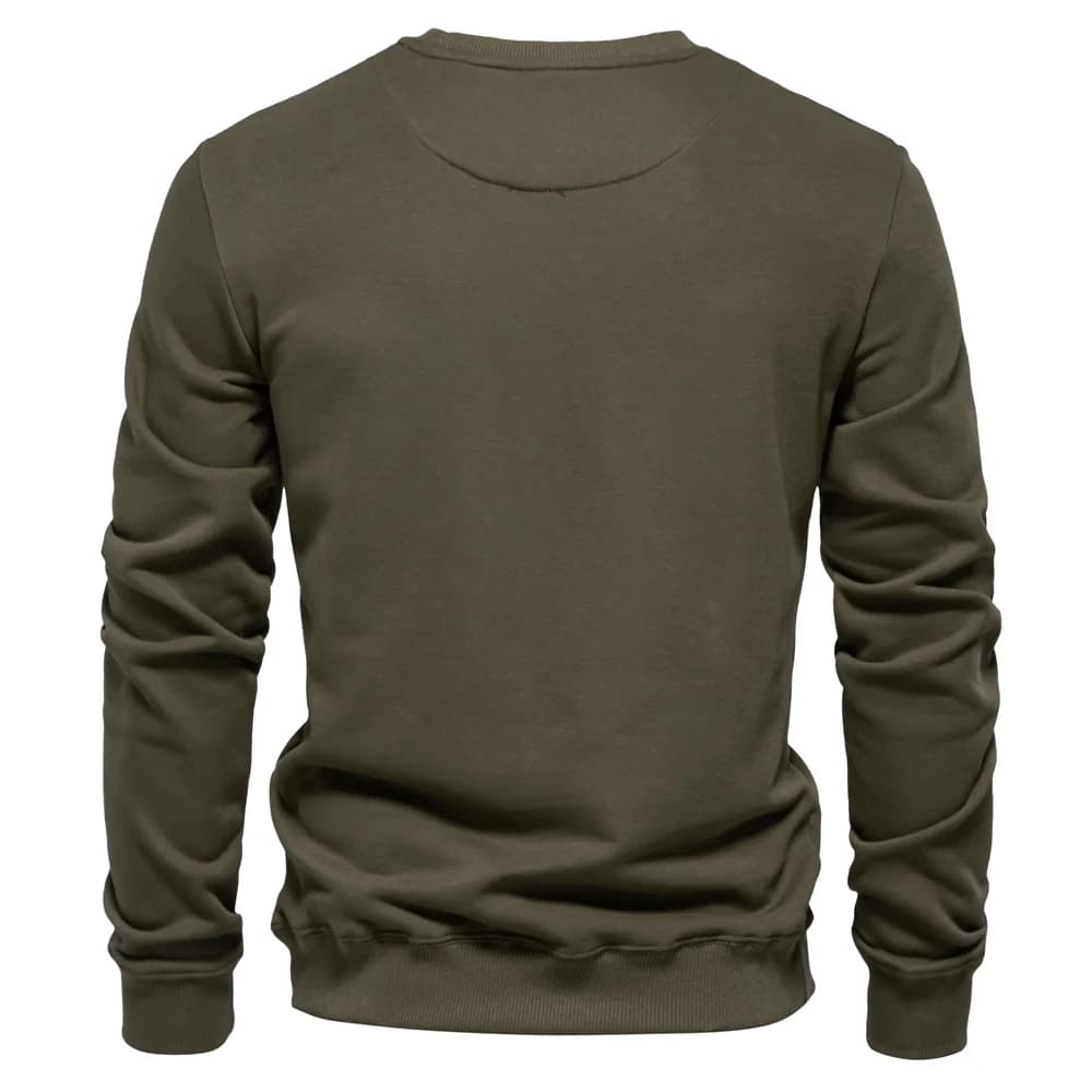 Moletom Masculino Liso – Gola Careca