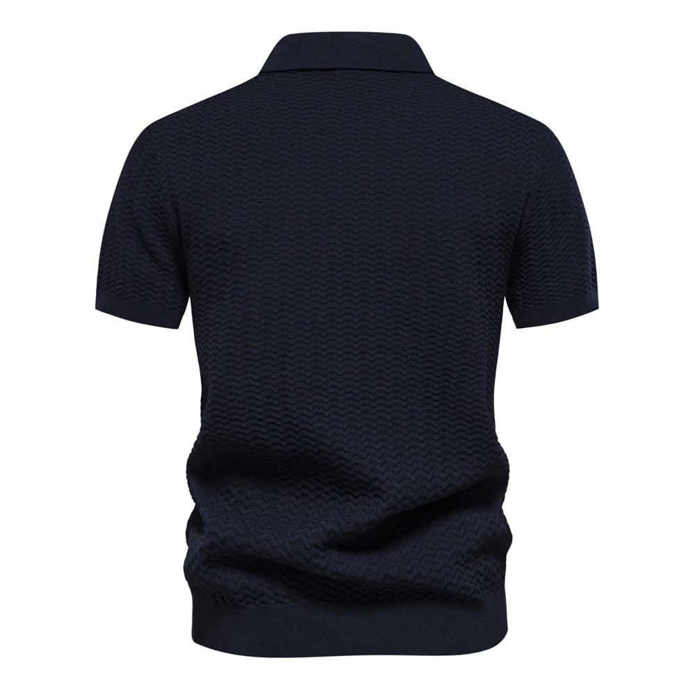 Camisa Polo Masculina em Alto-Relevo