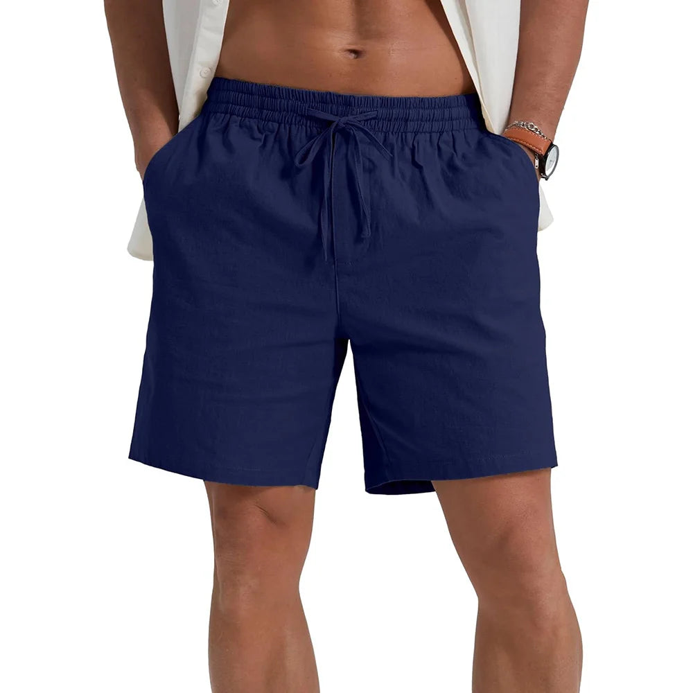 Short Masculino em Linho Cascais