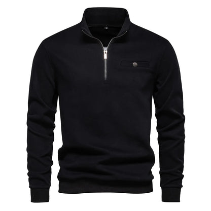 Moletom Masculino Meio Zíper Queenstown