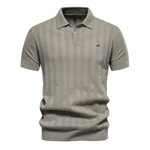 Camisa Polo Masculina Texturizada