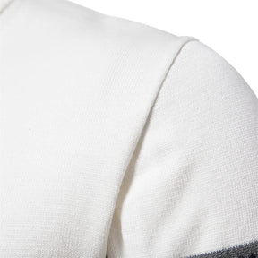 Suéter Masculino Nórdico – Gola Alta com Zíper