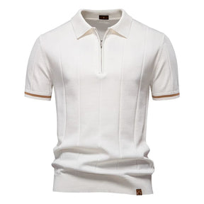 Camisa Polo Masculina Clássica - com Zíper