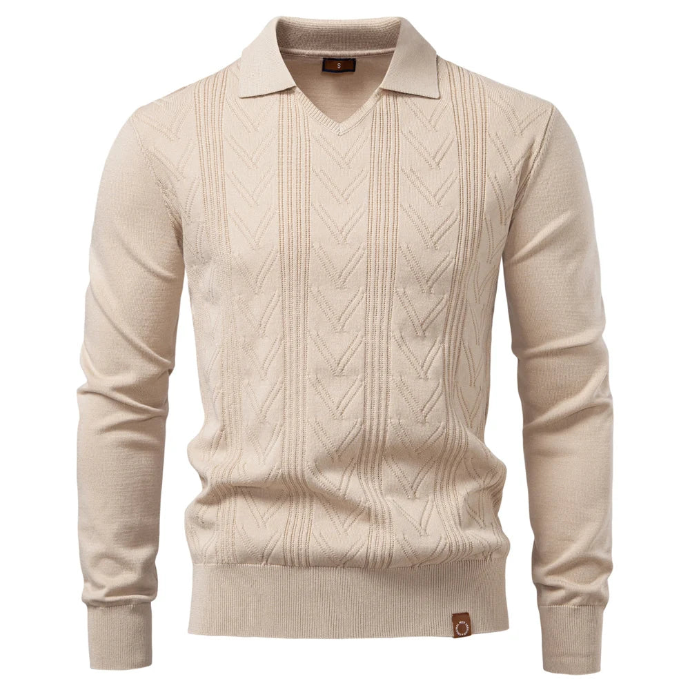 Camisa Polo Masculina Manga Longa Saint Tropez