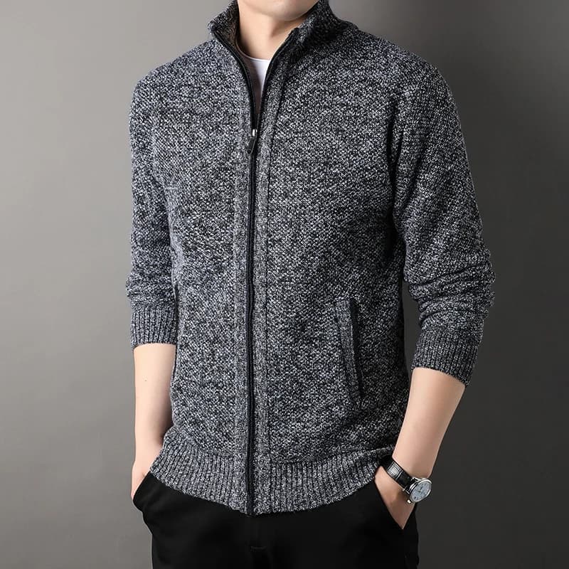 Cardigan Masculino Casual de Malha Estocolmo