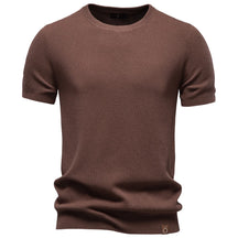 Camiseta Masculina Casual de Seda Nice