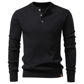 Camiseta Masculina Henley Manga Longa Siena