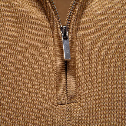 Camisa Polo Masculina Casual com Zíper Quebec