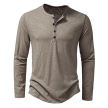 Camiseta Itajaí Manga Longa Gola Henley Masculina