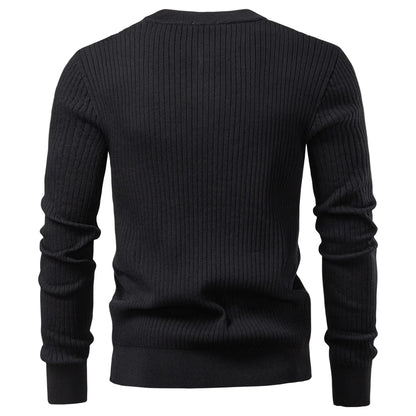 Camiseta Masculina Henley Manga Longa Siena