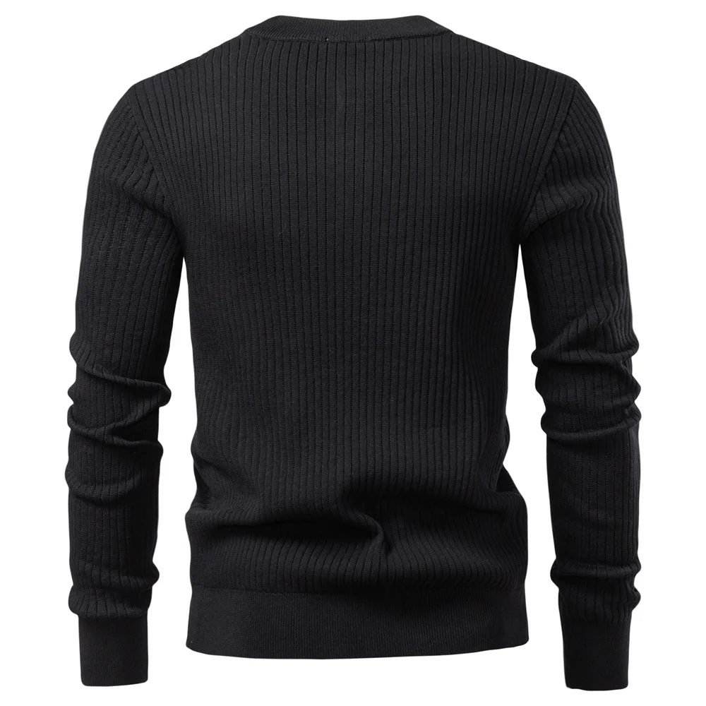 Camiseta Masculina Henley Manga Longa Siena
