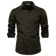 Camisa Masculina de Veludo Zurique