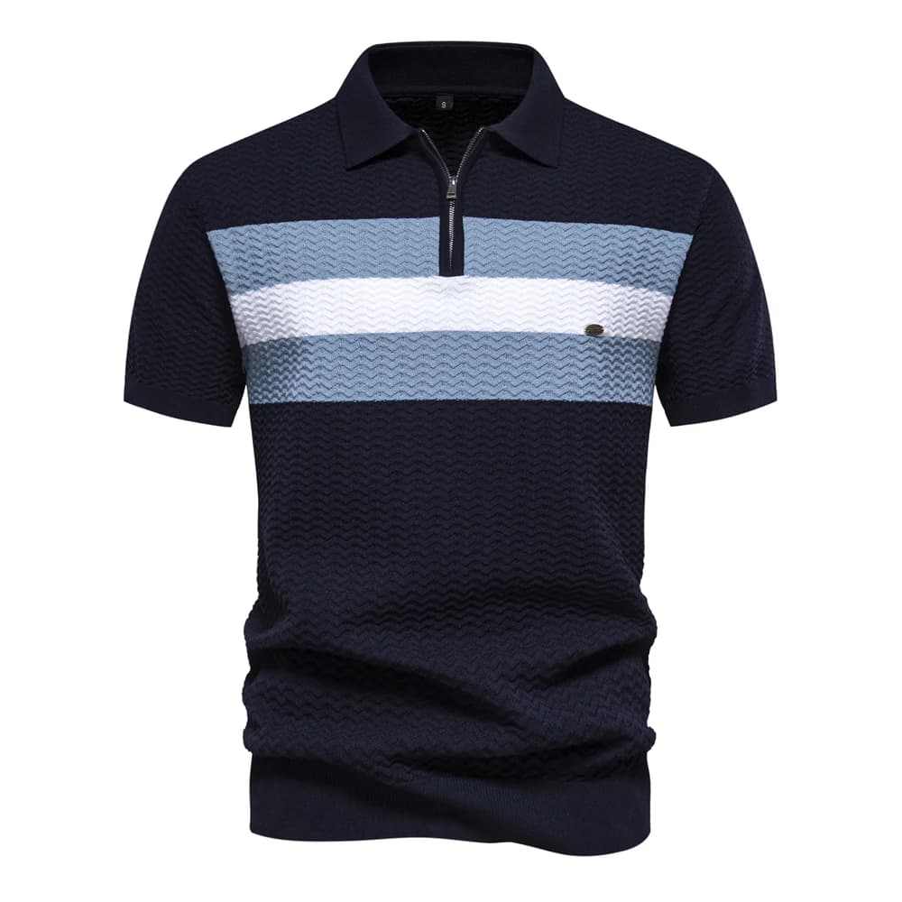 Camisa Polo Masculina em Alto-Relevo