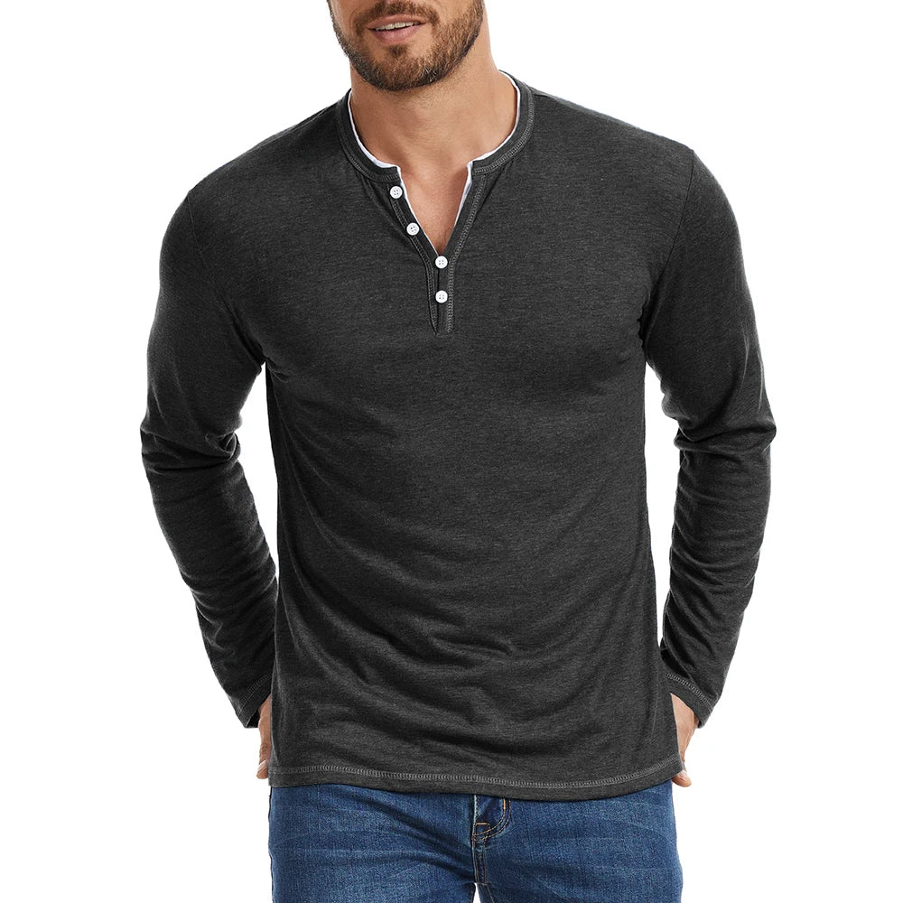 Camiseta Manga Longa em Algodão Cascavel