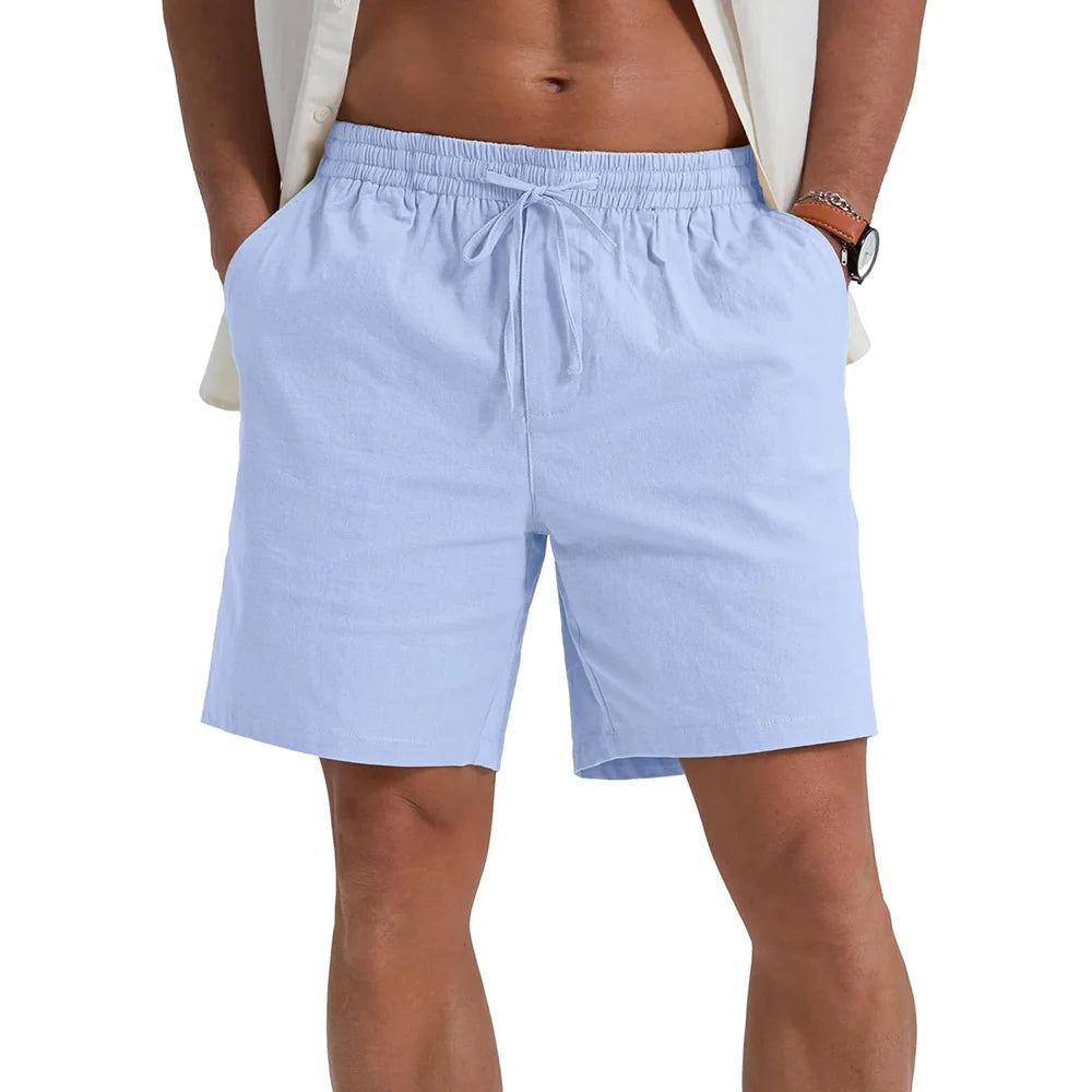 Short Masculino em Linho Cascais