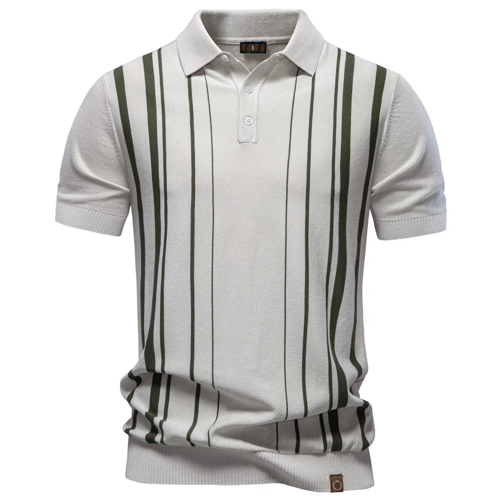 Camisa Polo Masculina Casual Listrada Perast