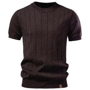 Camiseta Masculina Casual Listrada Positano