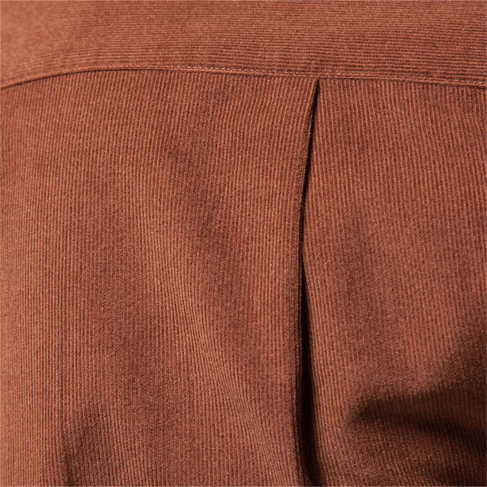 Camisa Masculina de Veludo Zurique