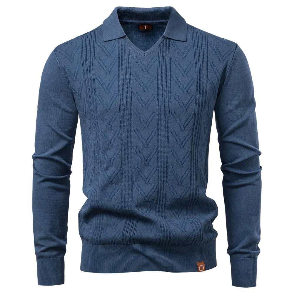 Camisa Polo Masculina Manga Longa Saint Tropez