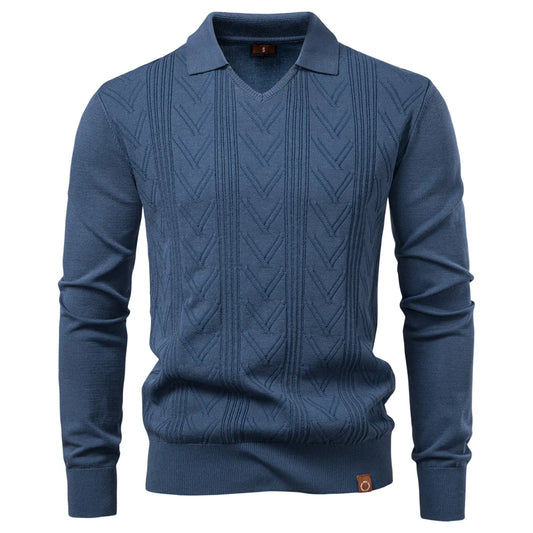 Camisa Polo Masculina Manga Longa Saint Tropez
