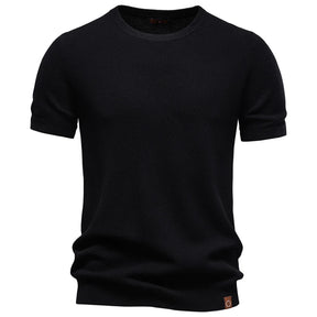 Camiseta Masculina Casual de Seda Nice