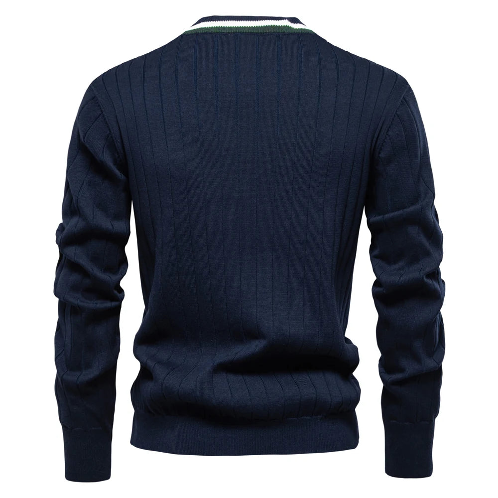Cardigan Masculino Gola V Seattle