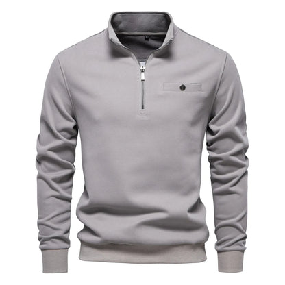 Moletom Masculino Meio Zíper Queenstown