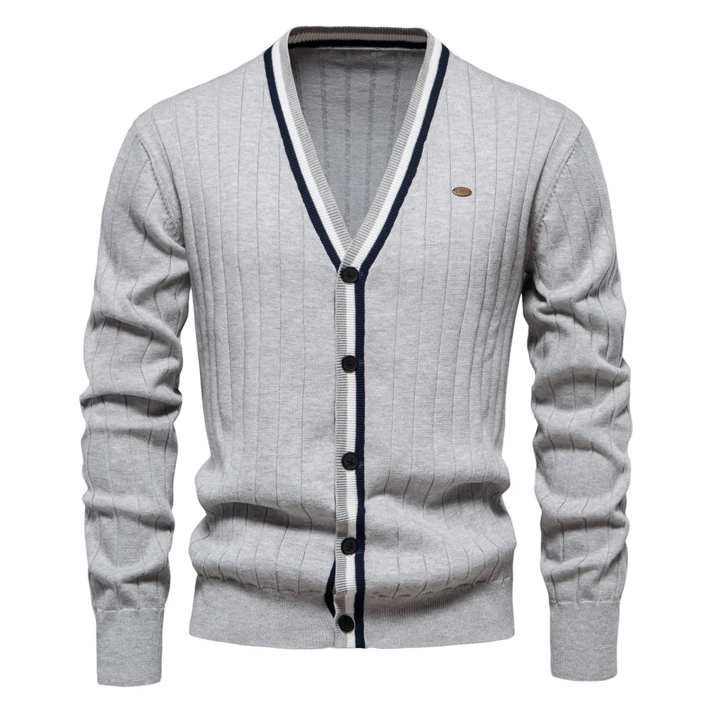 Cardigan Masculino Gola V Seattle