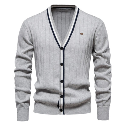 Cardigan Masculino Gola V Seattle