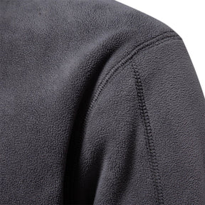 Suéter Masculino Térmico com Zíper – Gola Alta em Fleece
