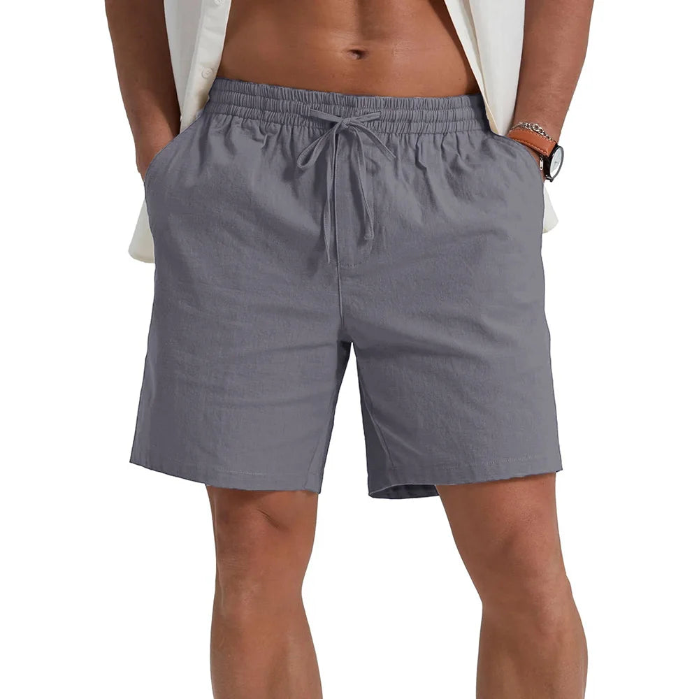 Short Masculino em Linho Cascais