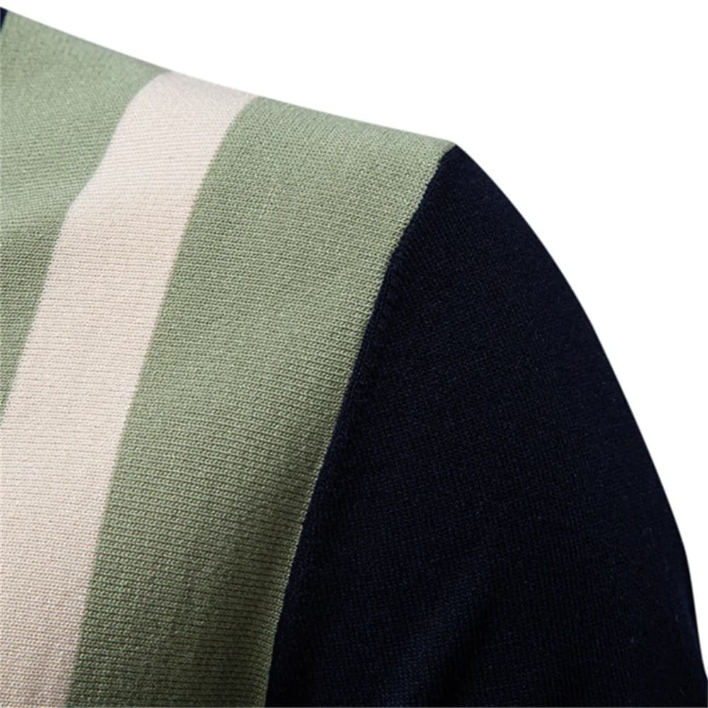 Camisa Polo Masculina de Malha Listrada Sydney