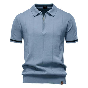 Camisa Polo Masculina Clássica - com Zíper