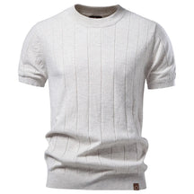 Camiseta Masculina Casual Listrada Positano