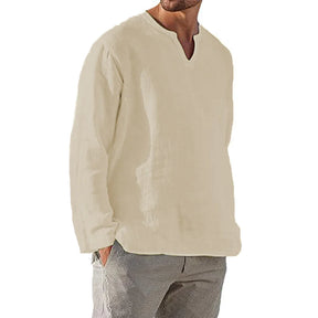 Camisa Masculina em Linho Trancoso