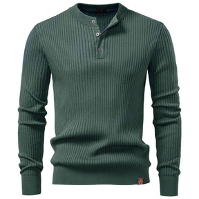 Camiseta Masculina Henley Manga Longa Siena