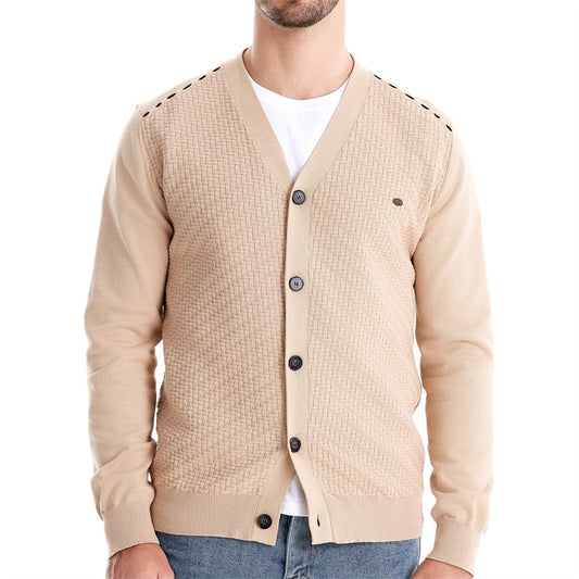 Cardigan Masculino Gola V Portland