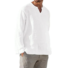 Camisa Masculina em Linho Trancoso