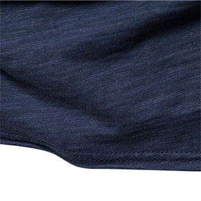 Camiseta Masculina Manga Curta Gola V Slim – Algodão Confortável