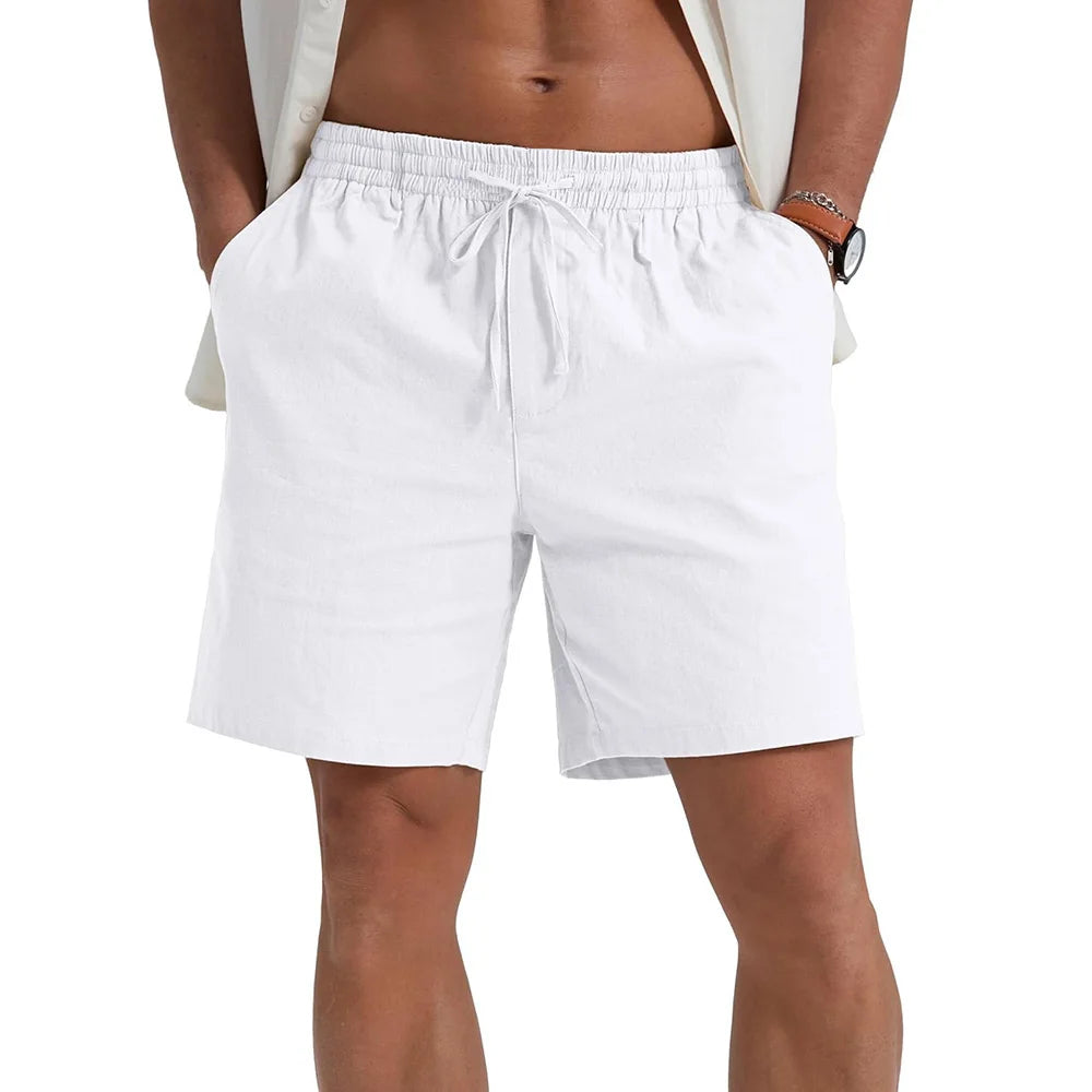 Short Masculino em Linho Cascais